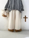 画像4: seasew.／コットンヘンプタックパンツ・生成り