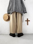 画像3: seasew.／コットンヘンプタックパンツ・ベージュ