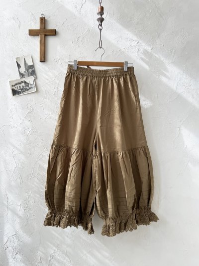 画像3: manoamano/１段レースドロワーズペチパンツ・オリーブ