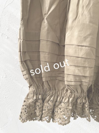 画像4: manoamano/1段レースドロワーズペチパンツ・オリーブ