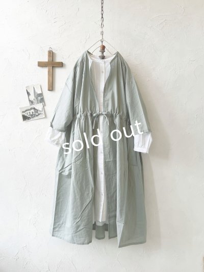 画像8: Branch m'/ドロスト羽織ワンピース・グレー