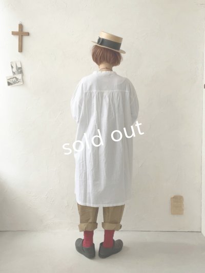 画像12: Branch m'/タックシャツチュニック・オフ