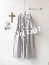 Branch m'/ドロスト羽織ワンピース・ラベンダー
