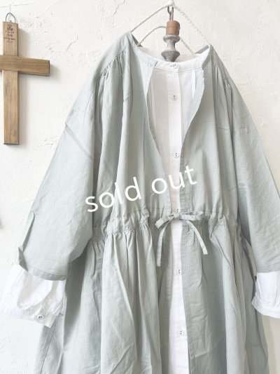 画像9: Branch m'/ドロスト羽織ワンピース・グレー