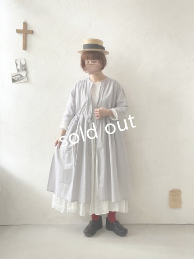 画像7: Branch m'/ドロスト羽織ワンピース・ラベンダー