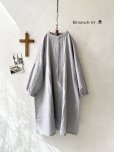 画像1: Branch m'/タックシャツチュニック・ライトグレー (1)