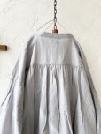 画像7: Branch m'/タックシャツチュニック・ライトグレー