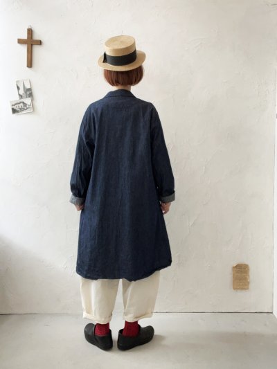 画像11: seasew./104 デニムテーラードジャケット・インディゴ