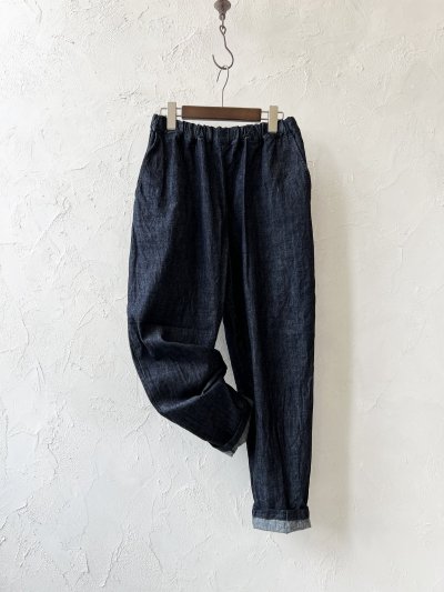 画像2: seasew.／7.25ozデニムテーパードパンツ・インディゴ