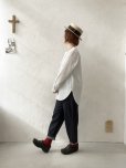画像11: seasew.／高密度ツイルノーカラーシャツ・オフ