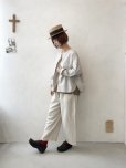 画像11: seasew.／コットンヘンプタックパンツ・ベージュ