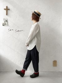 seasew.／7.25ozデニムテーパードパンツ・インディゴ