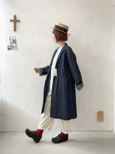 画像10: seasew./104 デニムテーラードジャケット・インディゴ