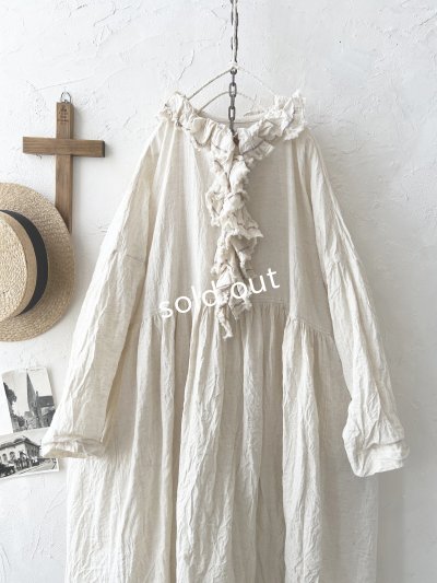 画像2: MARCHE' DE SOEUR／フローフリルワンピース・アイボリー