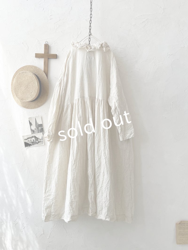 画像11: MARCHE' DE SOEUR／フローフリルワンピース・アイボリー (11)