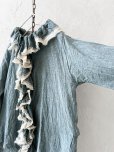 画像7: MARCHE' DE SOEUR／フローフリルタイトブラウス・ブルー