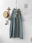 画像1: MARCHE' DE SOEUR／フローフリルワンピース・ブルー (1)