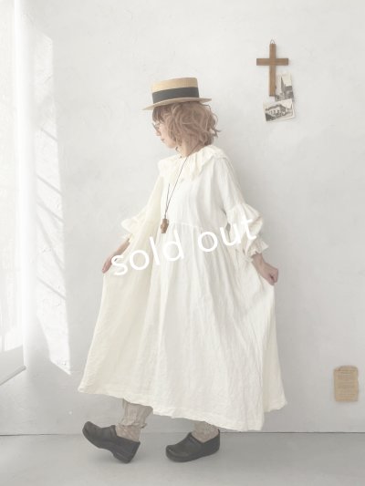 画像14: MARCHE' DE SOEUR/ラッフル襟のワンピース・オフ