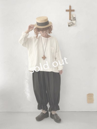 画像12: MARCHE' DE SOEUR/リネンプルオーバー・オフ