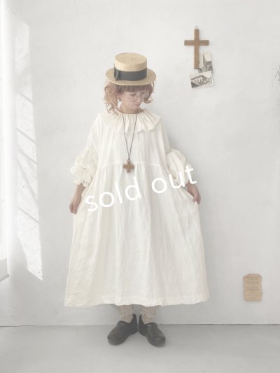 画像13: MARCHE' DE SOEUR/ラッフル襟のワンピース・オフ