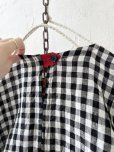 画像10: MARCHE' DE SOEUR／裾絞りリネンプルオーバー・ギンガム