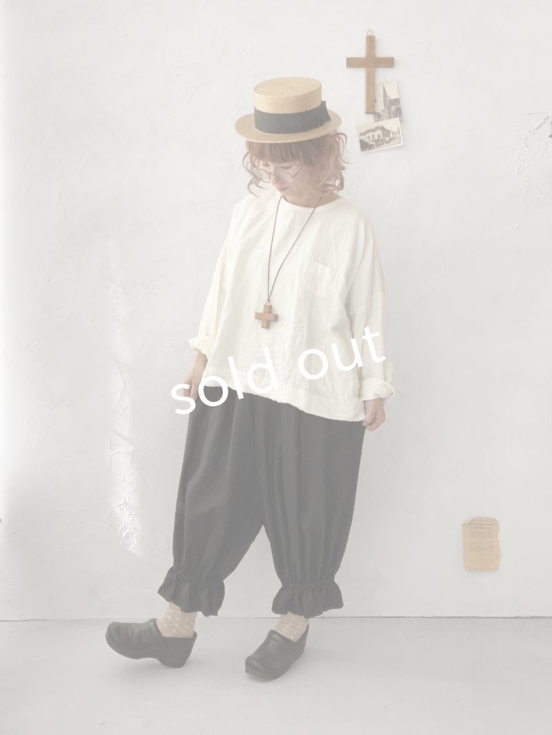 画像13: MARCHE' DE SOEUR／リネンプルオーバー・オフ (13)