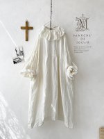 画像1: MARCHE' DE SOEUR／ラッフル襟のワンピース・オフ (1)