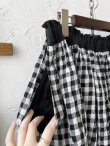 画像7: MARCHE' DE SOEUR／ポケットスカート・ギンガム×ブラック (7)