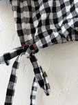 画像5: MARCHE' DE SOEUR／裾絞りリネンプルオーバー・ギンガム