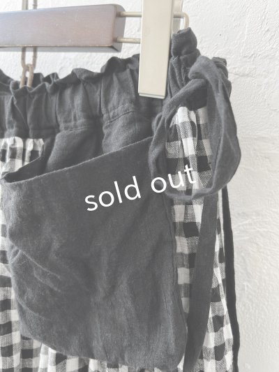 画像3: MARCHE' DE SOEUR/ポケットスカート・ギンガム×ブラック