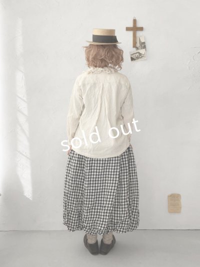 画像15: MARCHE' DE SOEUR/フローフリルタイトブラウス・アイボリー