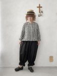 画像12: MARCHE' DE SOEUR／裾絞りリネンプルオーバー・ギンガム