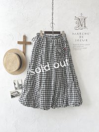 MARCHE' DE SOEUR／バルーンスカート・ギンガム