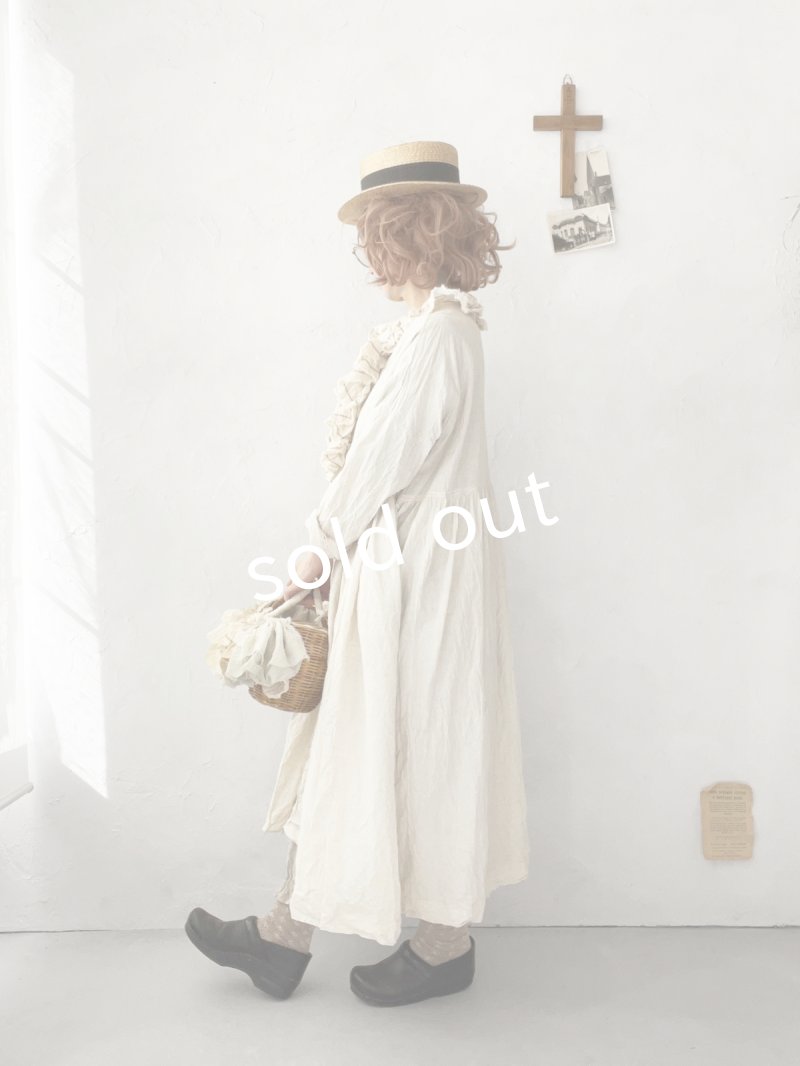 画像15: MARCHE' DE SOEUR／フローフリルワンピース・アイボリー (15)