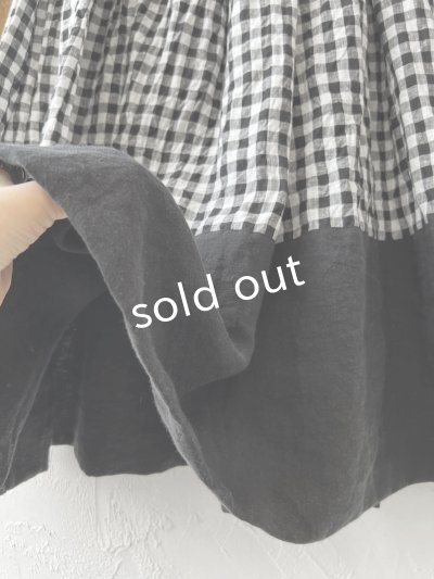画像5: MARCHE' DE SOEUR/ポケットスカート・ギンガム×ブラック