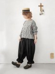 画像11: MARCHE' DE SOEUR／裾絞りリネンプルオーバー・ギンガム
