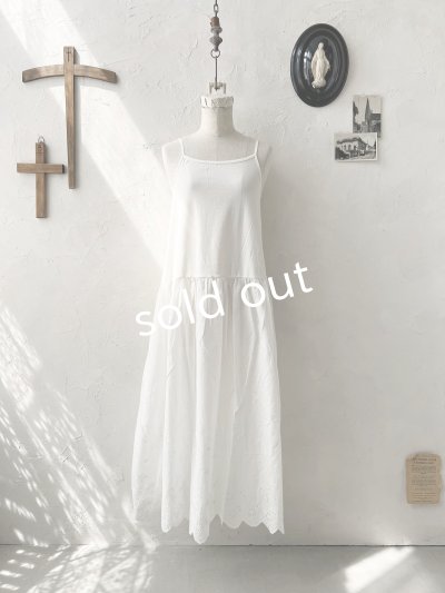 画像3: manoamano/スカラップレースペチコートキャミ