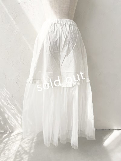 画像8: manoamano/チュールレースペチパンツ・オフ