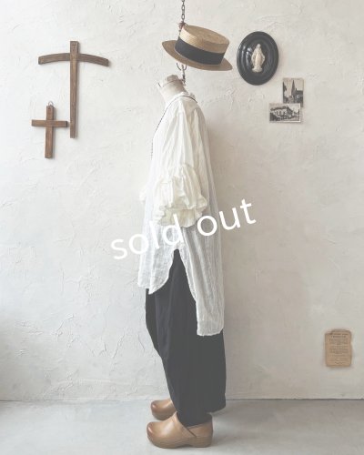 画像10: HALLELUJAH／11, Edwardian Chemise エドワーディアン ブラウス・Off-white 