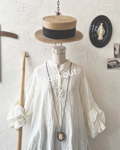 画像2: HALLELUJAH／11, Edwardian Chemise エドワーディアン ブラウス・Off-white 