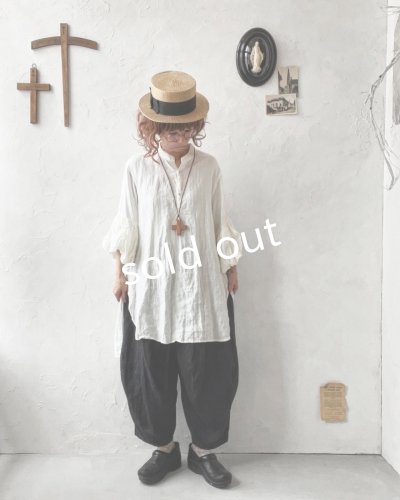 画像22: HALLELUJAH／11, Edwardian Chemise エドワーディアン ブラウス・Off-white 