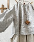 画像4: Branch m'/織姫炊きリネンプルオーバー・ライトグレー
