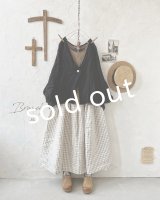Branch m'/リネンのボレロカーディガン・黒