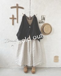 Branch m'/リネンのボレロカーディガン・黒