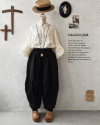 HALLELUJAH／4.Pantalon faun パン パンタロン・Black 