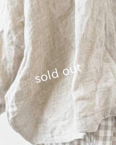 画像7: Branch m'/リネンのボレロカーディガン・ナチュラル