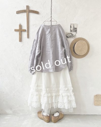 画像5: Branch m'/織姫炊きリネンプルオーバー・ラベンダー