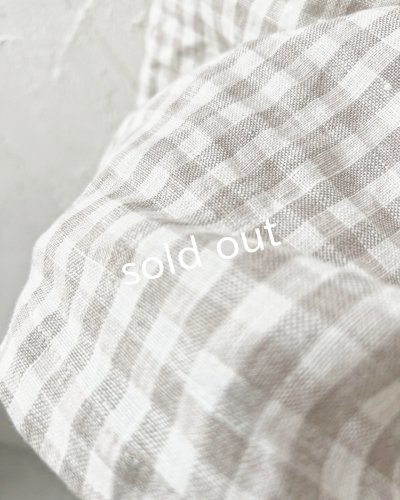 画像7: Branch m'/ギンガムチェックスカート・ベージュ