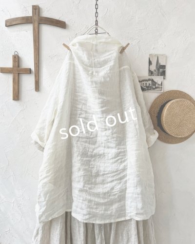 画像9: Branch m'/リネンのロングカーディガン・オフ