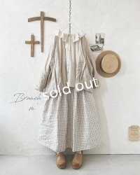 Branch m'/リネンのボレロカーディガン・ナチュラル